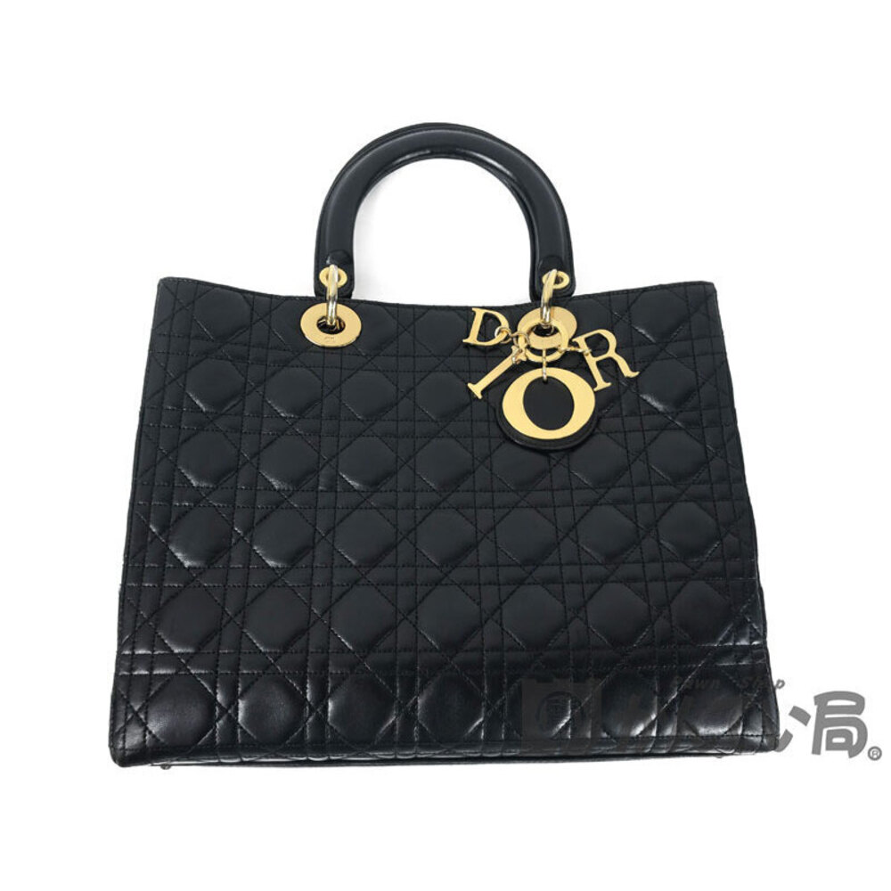 Christian Dior Lady Dior bag quilted Cannage lambskin leather